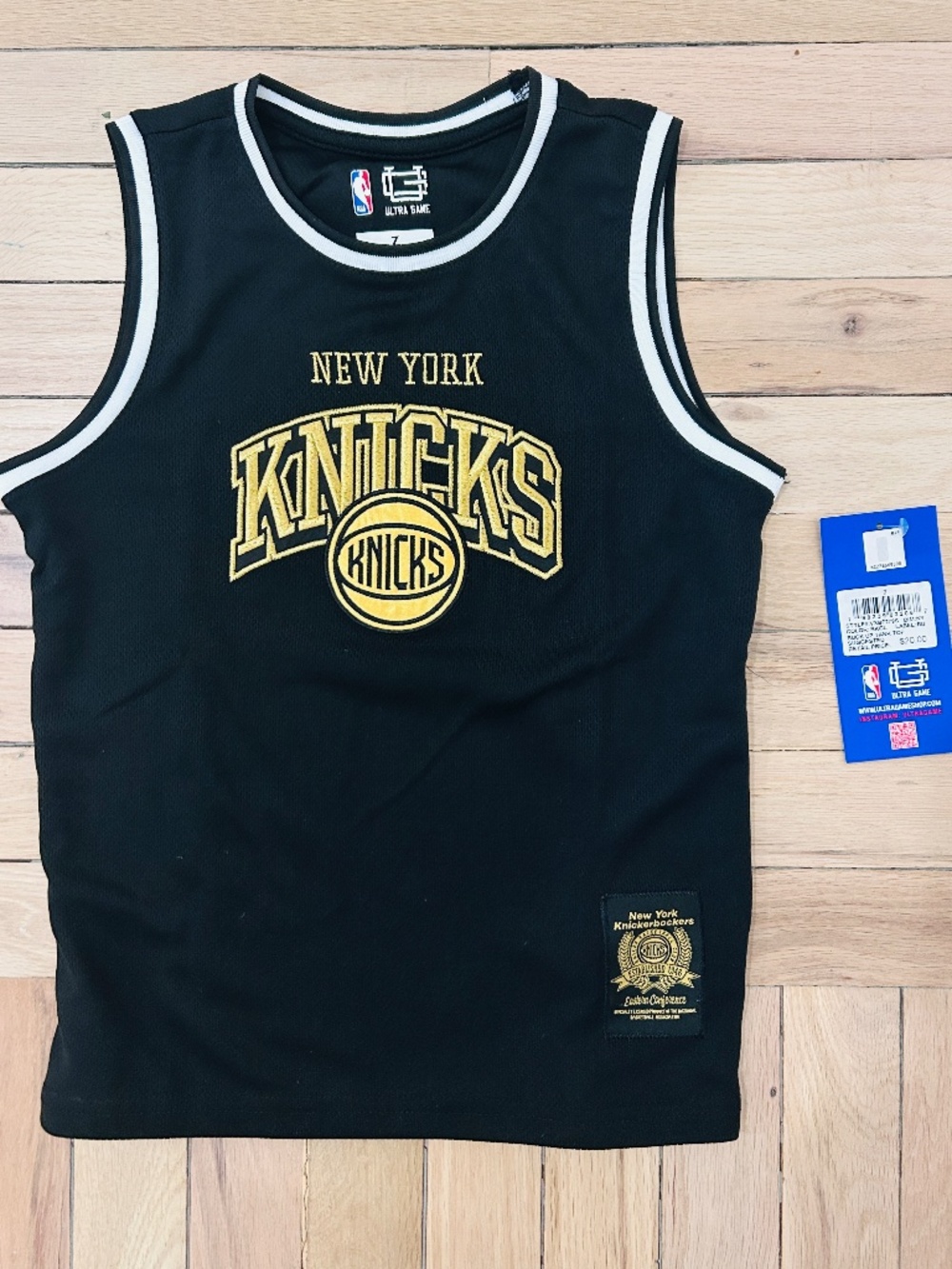 NWT Kids Size 7 Knicks Jersey